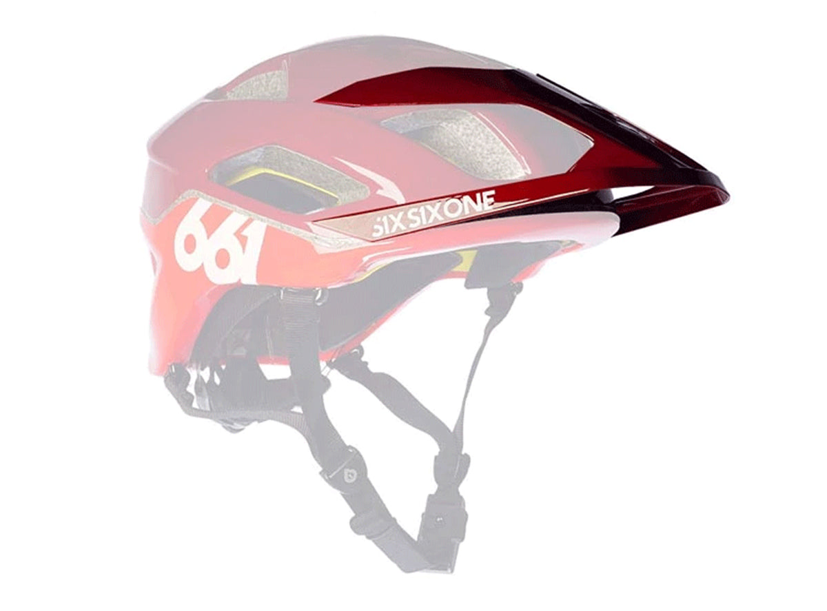 661 Evo AM Helmet Visor - Matador Red Matador Red One Size 