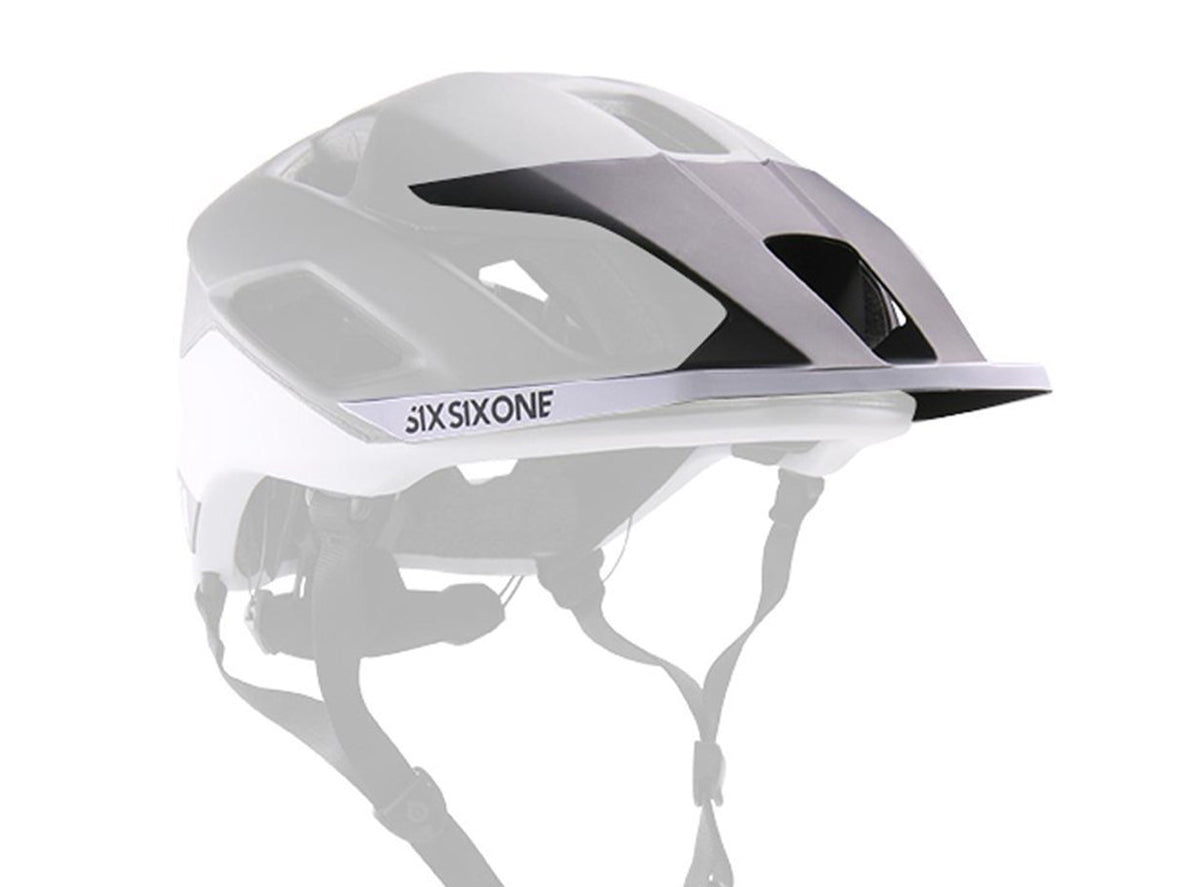 661 Evo AM Patrol Helmet Visor - Black-White Black - White One Size 