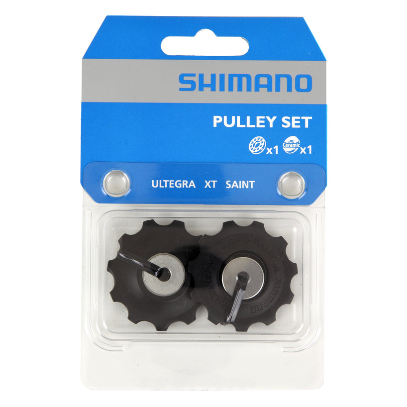 Shimano Ultegra RD-6700-A 10-Speed Rear Derailleur Pulley Set Black Pair - Tension and Guide 