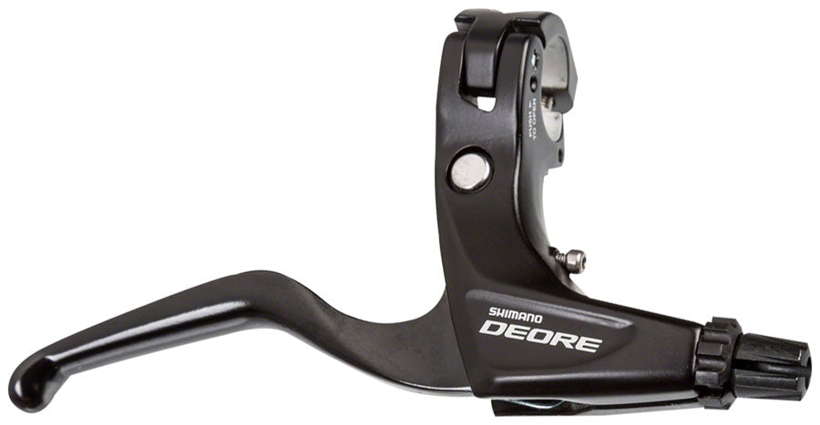 Shimano Deore T610 V-Brake Lever Black Left - 2 Finger 