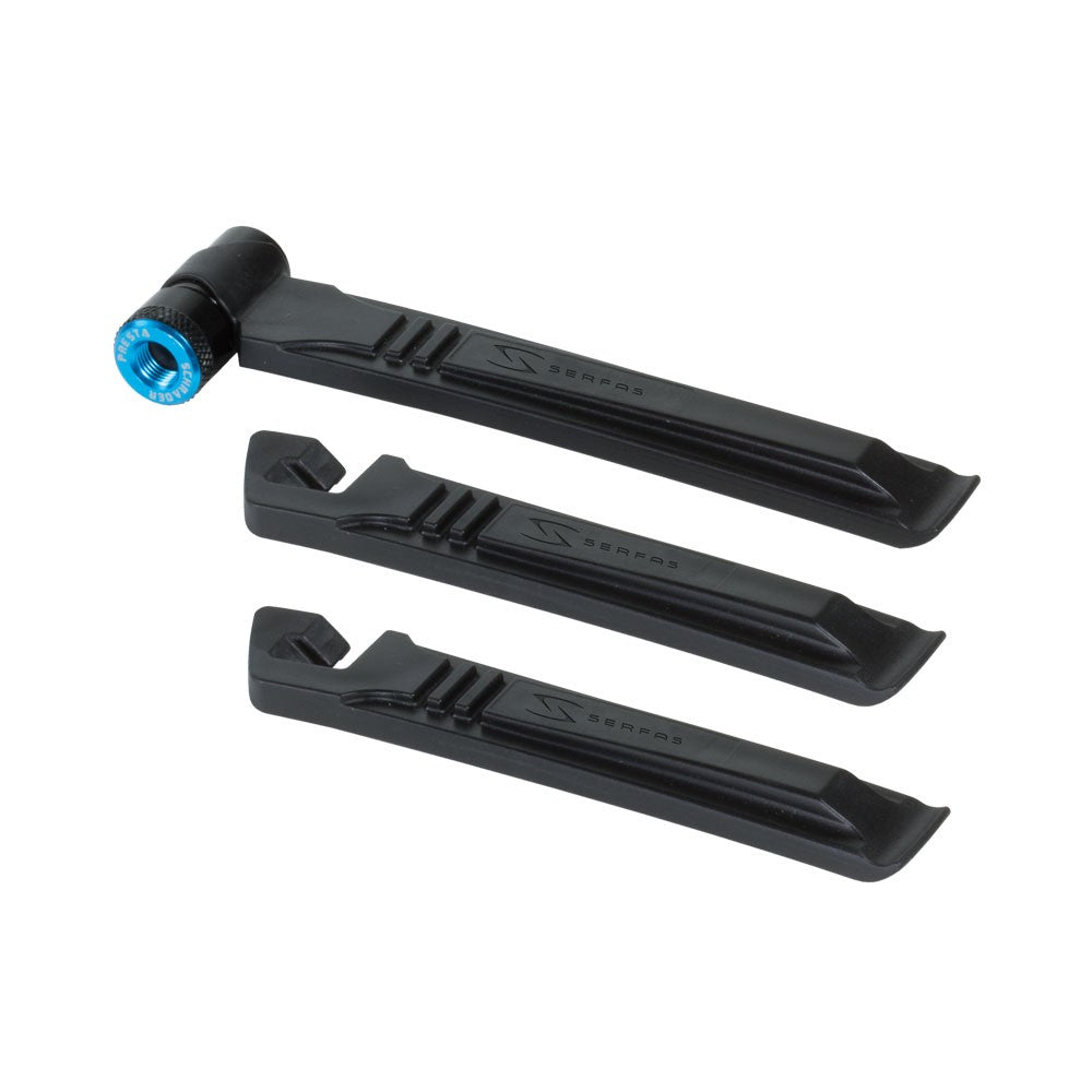 Serfas Inflator Levers Set Black  