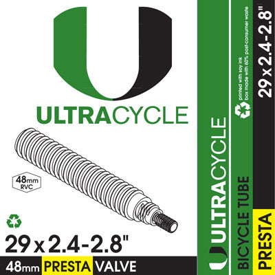 Ultracycle 29" MTB Tube 2.4 - 2.8" 48mm Presta Valve 