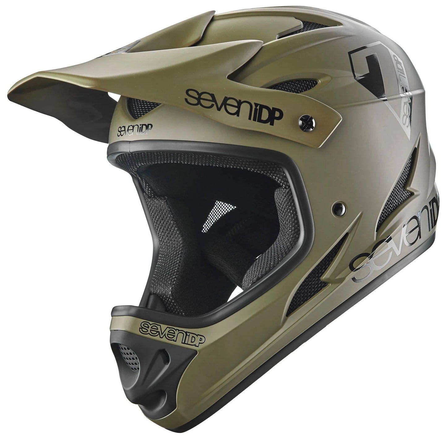 7 iDP M1 Full Face Helmet - Army Green