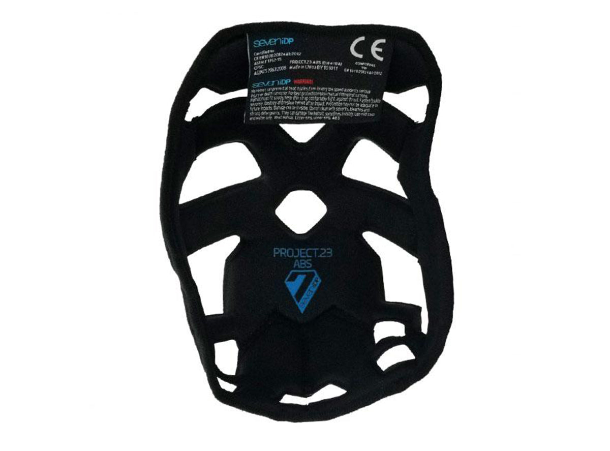 7 iDP Project 23 Helmet Pad - ABS Black X-Small 