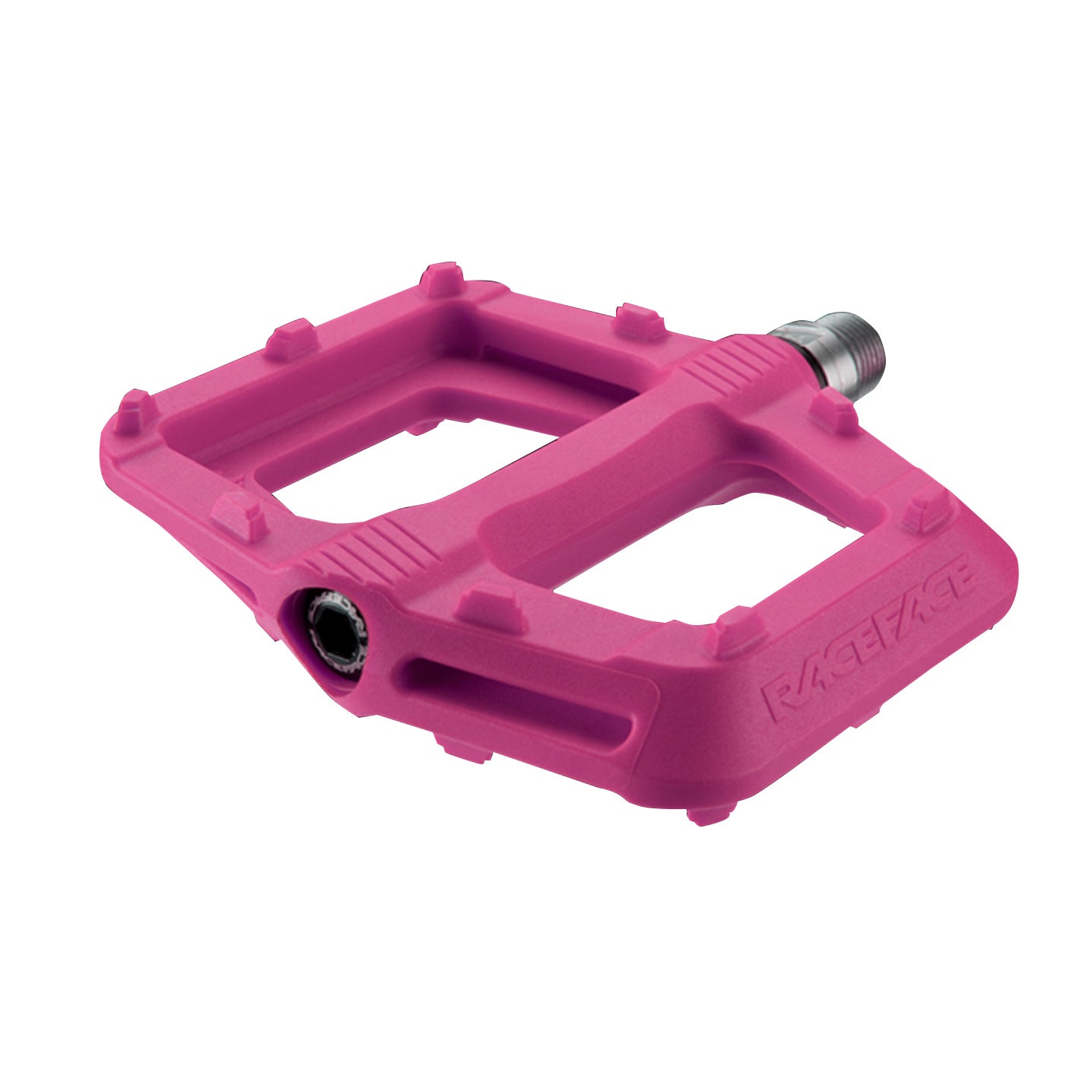 Race Face Ride Flat Pedals - Magenta Magenta  