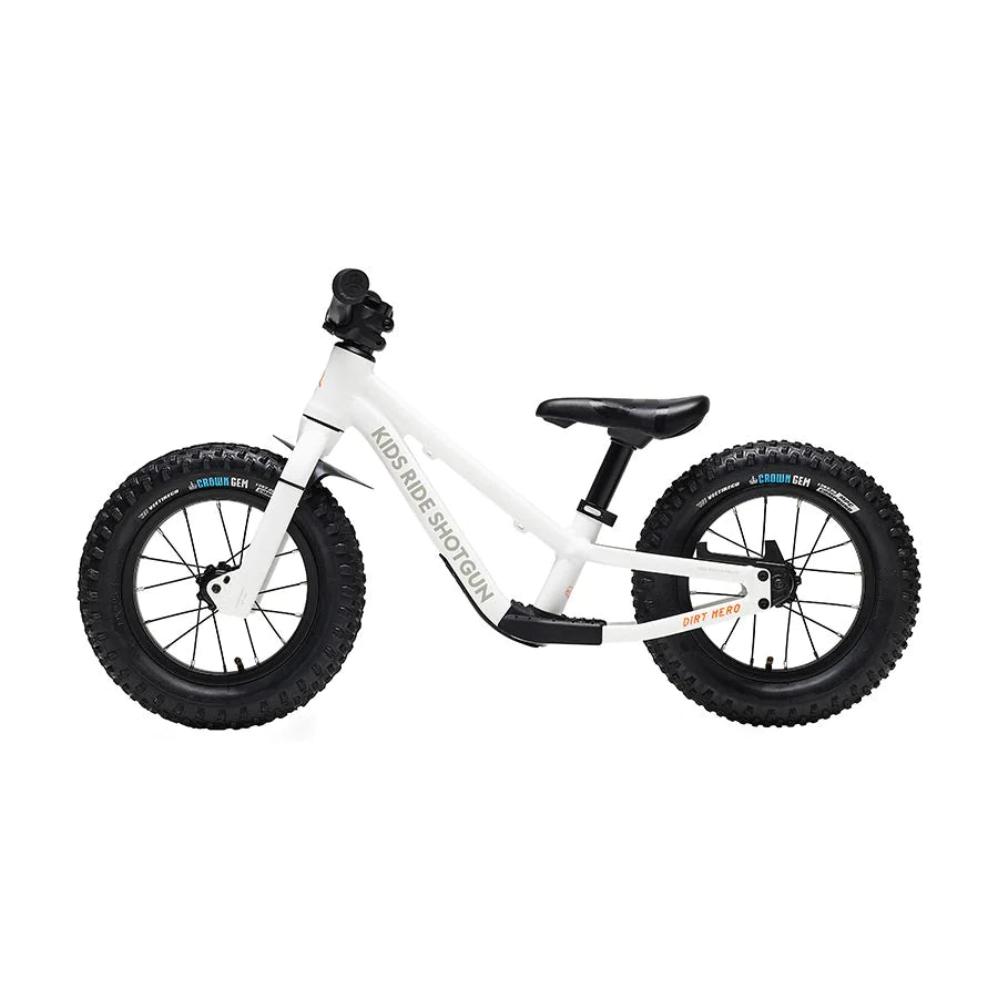 Shotgun Dirt Hero 12" Push Bike - White