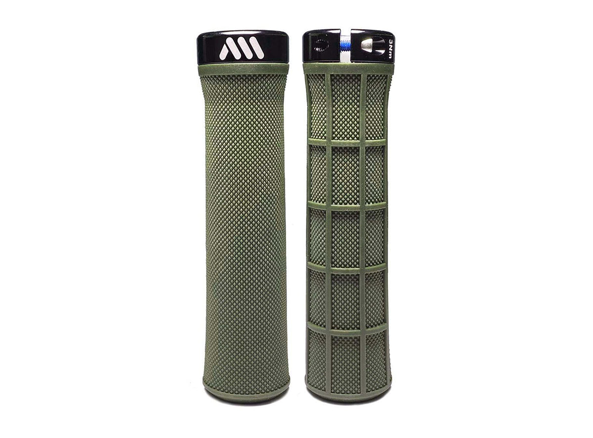 AMS Berm Lock-On Grip - Green Green  