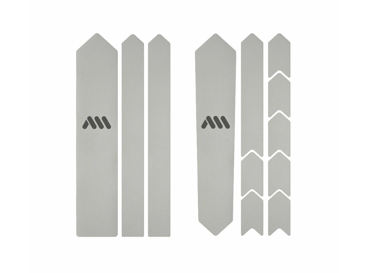 AMS Extra Gravel Frame Guard Clear - Silver 12 Piece 