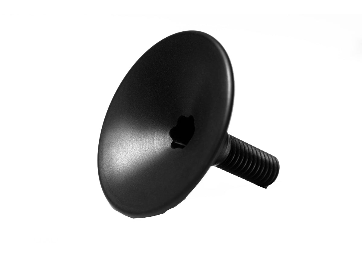 Absolute Black Integrated Headset Top Cap Black  