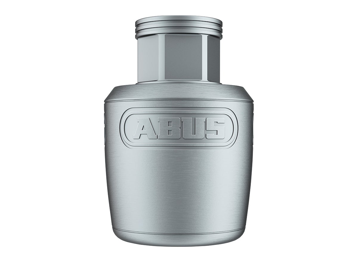 Abus Nutfix Solid Axle M9 Wheel Lock - Silver Silver M9 