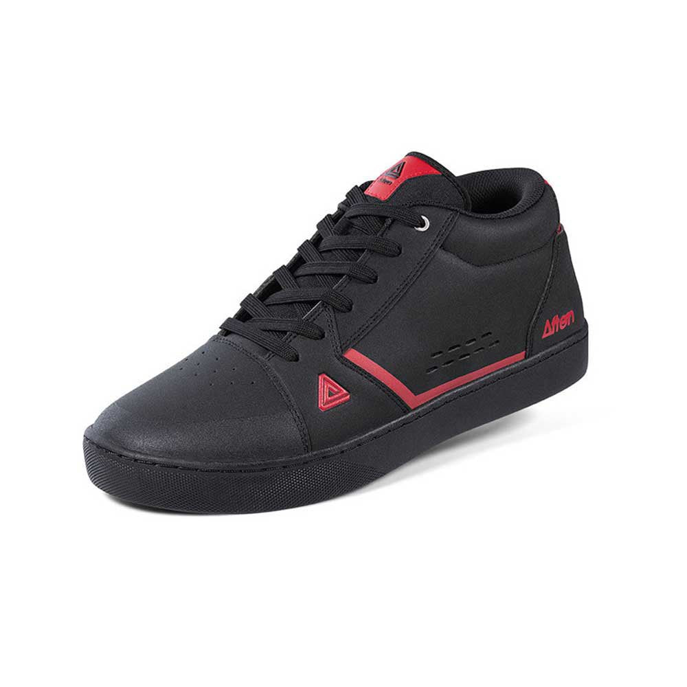 Afton Cooper Flat Pedal MTB Shoe - Black-Red Black - Red US 7 