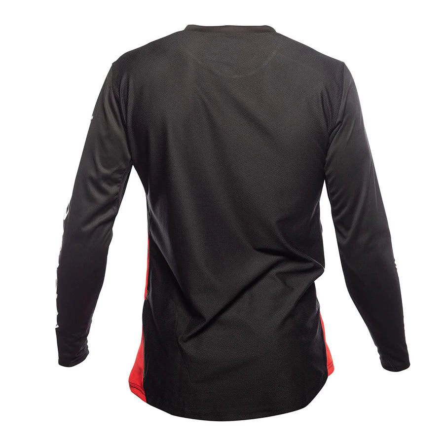 Fasthouse Alloy Stripe Long Sleeve MTB Jersey - Red