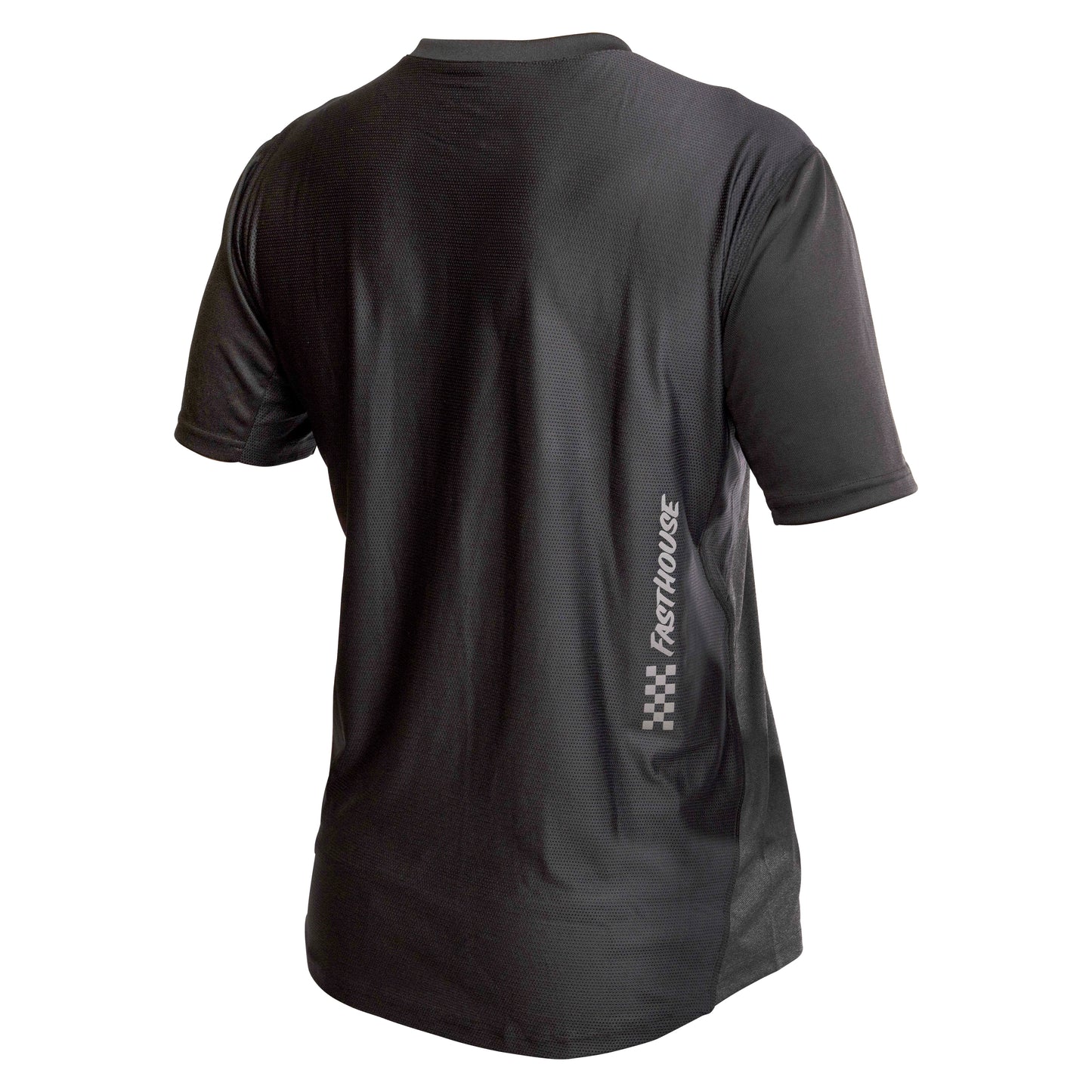 Fasthouse Alloy Mesa Short Sleeve MTB Jersey - Youth - Heather Charcoal-Black