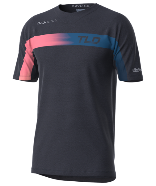 Troy Lee Designs Skyline Short Sleeve MTB Jersey - Jet Fuel - Carbon - 2022 Carbon Small 
