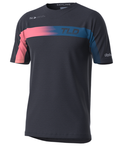 Troy Lee Designs Skyline Short Sleeve MTB Jersey - Jet Fuel - Carbon - 2022 Carbon Small 