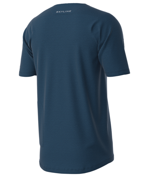 Troy Lee Designs Skyline Short Sleeve MTB Jersey - Jet Fuel - Slate Blue