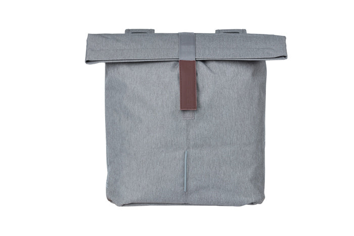 Basil City Double Pannier Bag - Gray