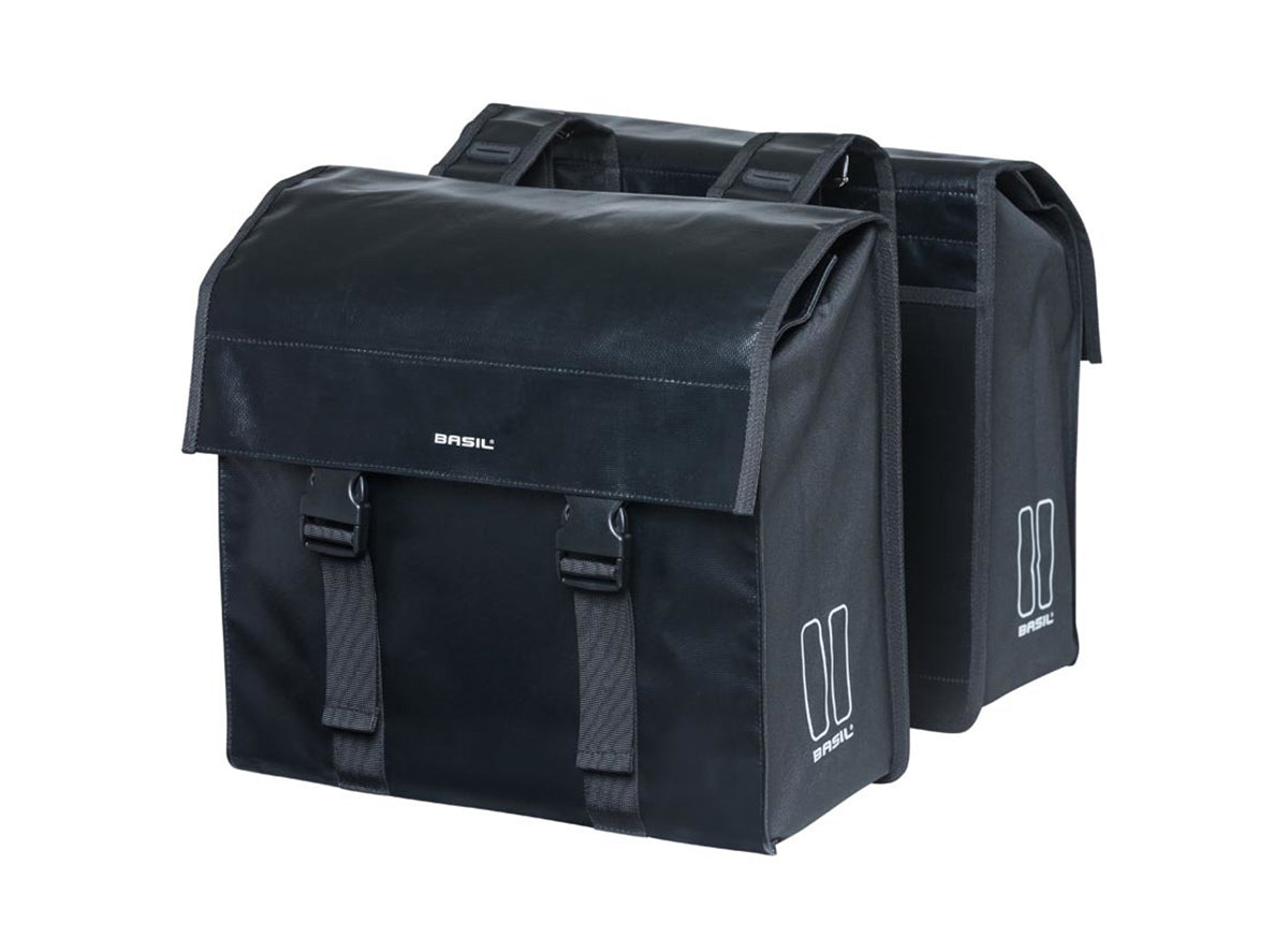 Basil Urban Load Double Pannier Bag - Black Black  