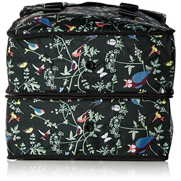 Basil Wanderlust Double Pannier Bag - Charcoal