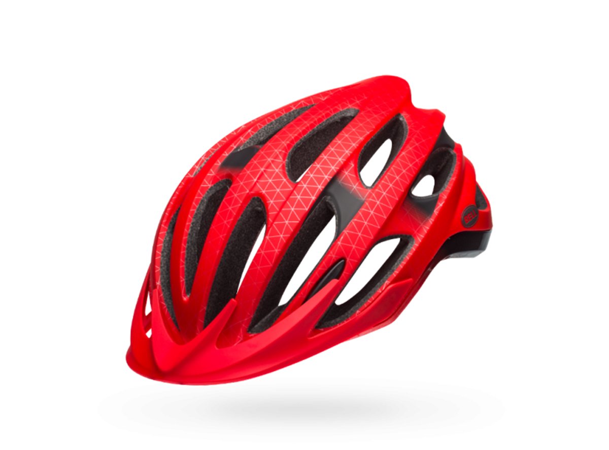 Bell Drifter Road Helmet - Matt Red-Gunmetal-Black Matt Red - Gunmetal - Black Small 