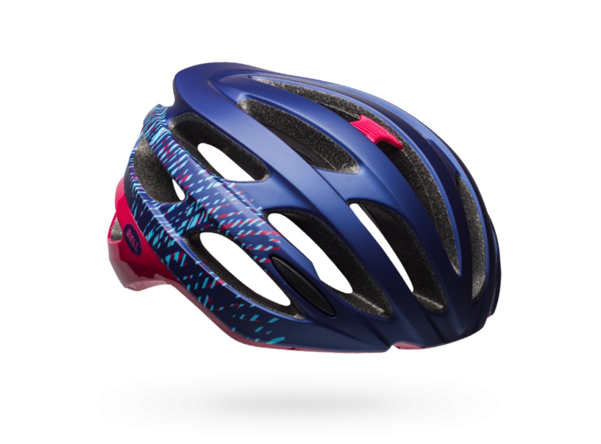Bell Falcon MIPS Joy Ride Road Helmet - Womens - Matt Navy-Cherry Fibers Matt Navy - Cherry Fibers Small 