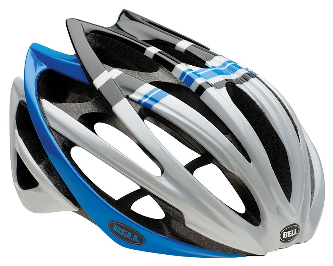 Bell Gage Road Helmet - White-Blue Draft White - Blue Draft Small 