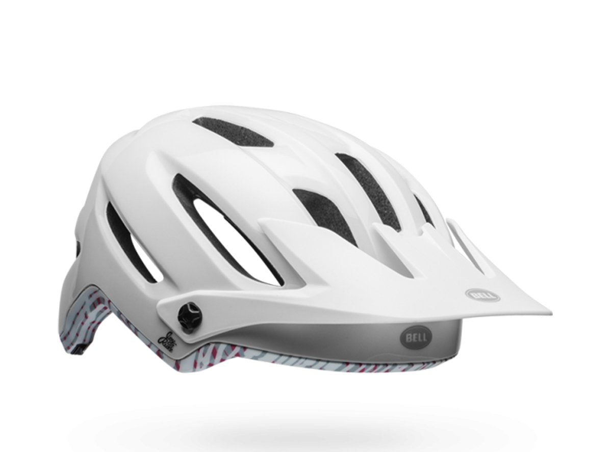 Bell Hela Joy Ride MTB Helmet - Womens - White-Cherry Fibers White - Cherry Fibers Small 