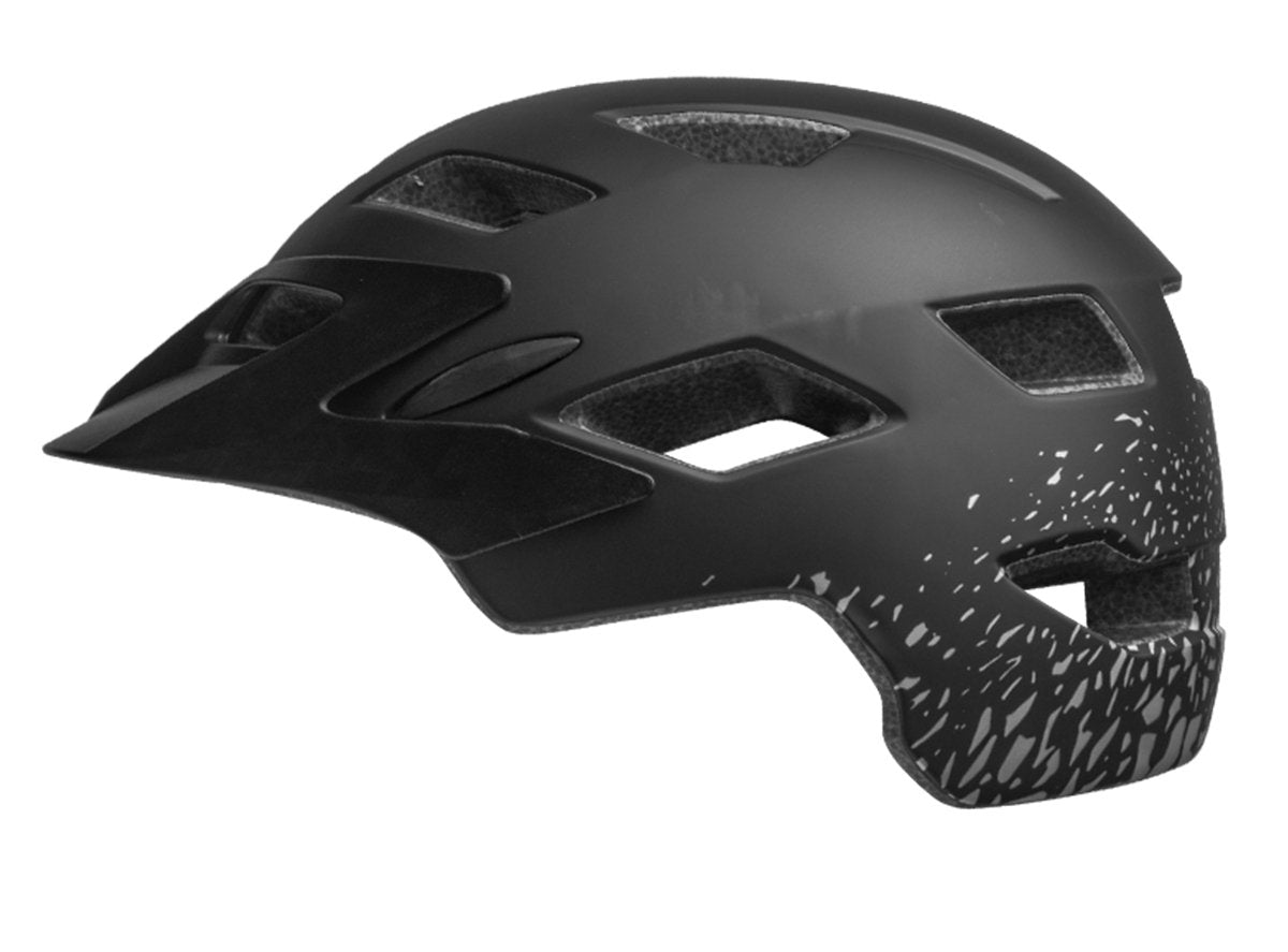 Bell Sidetrack Child Helmet - Matt Black-Silver Fragments Matt Black - Silver Fragments One Size 
