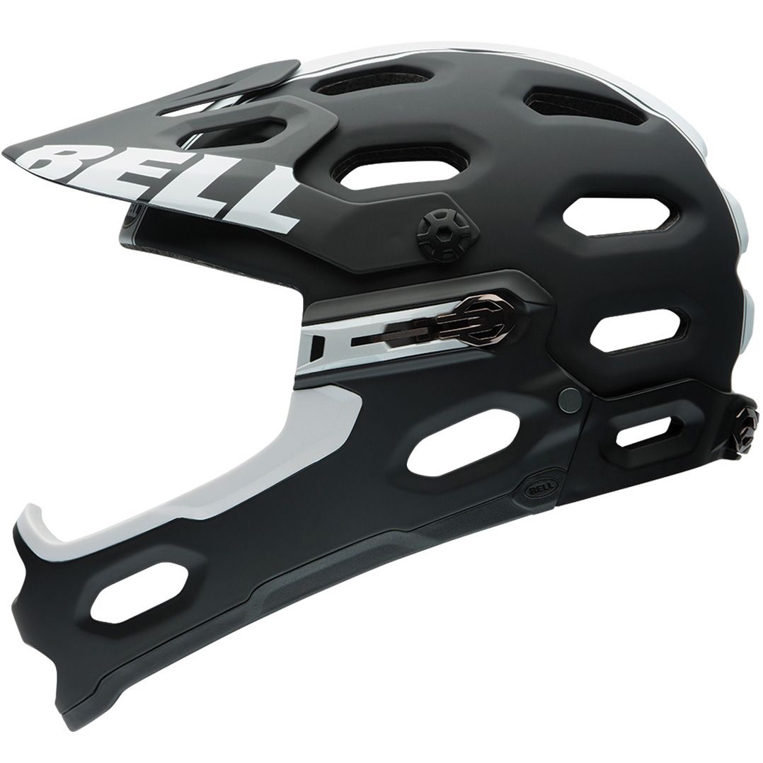 Bell Super 2R MIPS Full Face Helmet - Matt Black-White Viper Matt Black - White Viper Small 