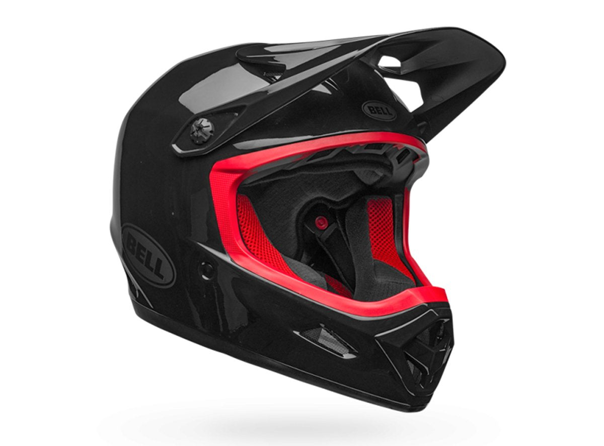 Bell Transfer-9 Full Face Helmet - Gloss Black-Hibiscus