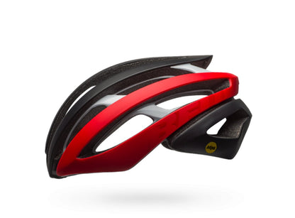 Bell Z20 MIPS Road Helmet - Matt Black-Red-White Matt Black - Red - White Small 