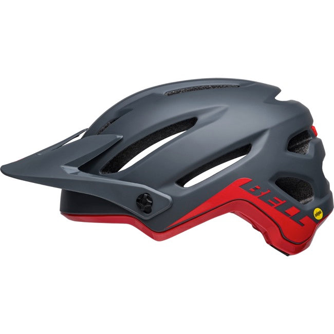 Bell 4Forty MIPS MTB Helmet - Matt Gloss Gray-Red - 2022 Matt Gloss Gray - Red Small 