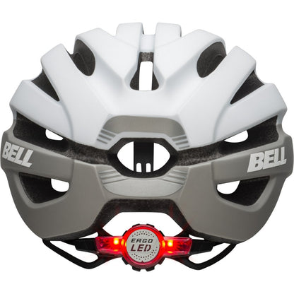 Bell Avenue LED Road Helmet - Matt Gloss White-Gray