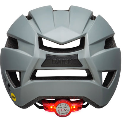 Bell Daily LED MIPS Commuter Helmet - Matt Gray-Black