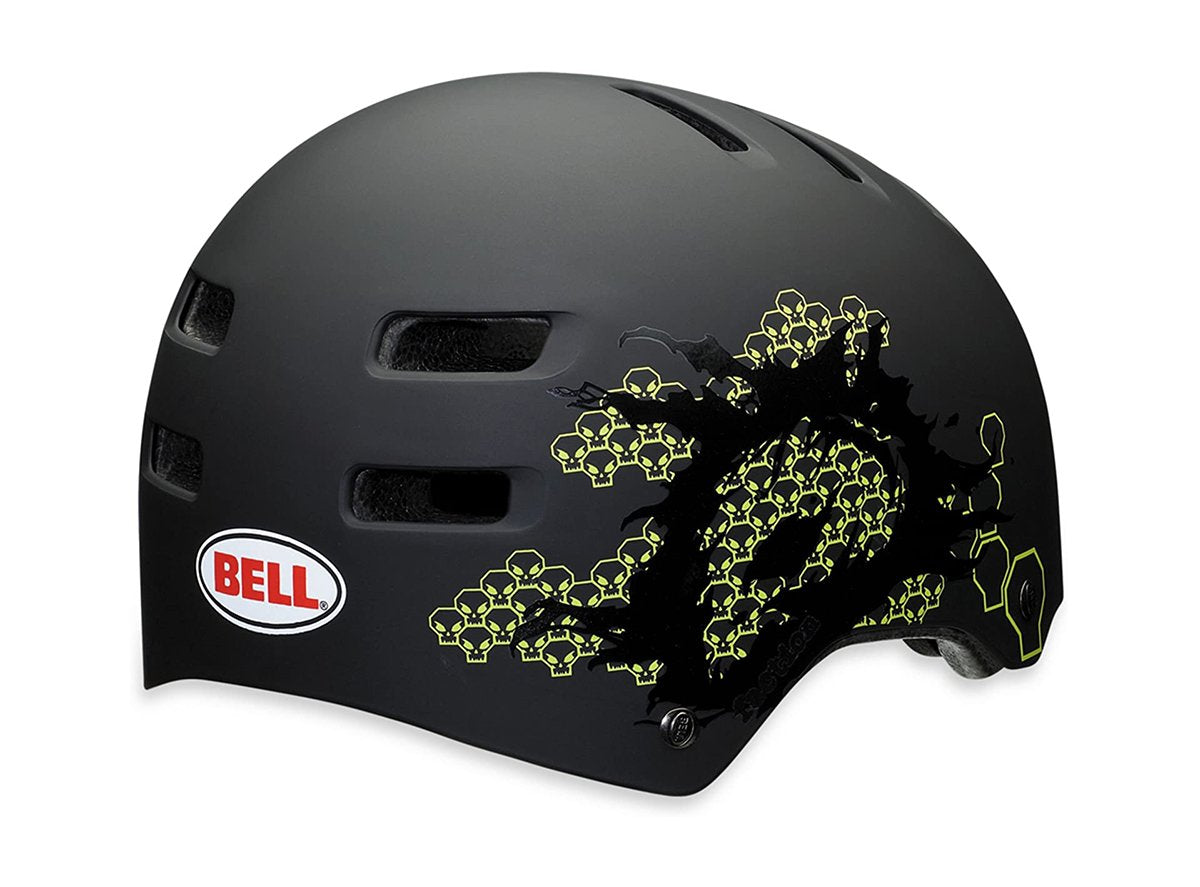 Bell Faction Helmet - Matt Black Skulls Matt Black Skulls Medium 