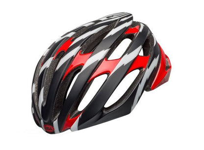 Bell Stratus MIPS Road Helmet - Matt-Gloss Black-Red-White - 2021 Matt - Gloss Black - Red - White Small 