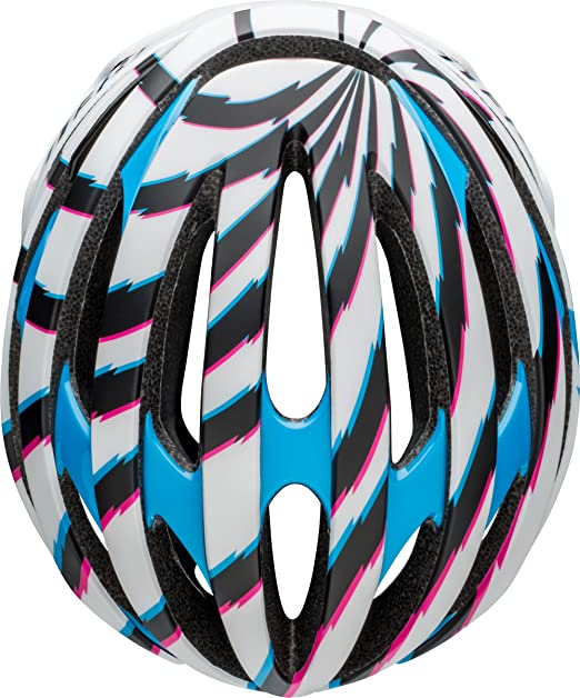 Bell Stratus MIPS Road Helmet - Matt Gloss White-Cyan