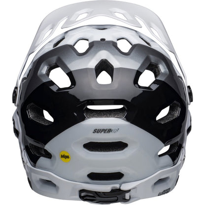 Bell Super 3R MIPS Full Face Helmet - Gloss White-Black