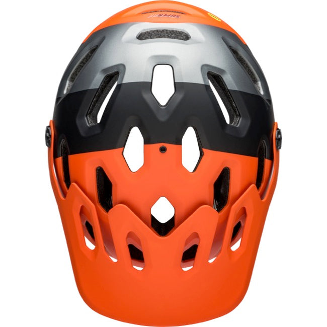 Orange full best sale face mtb helmet