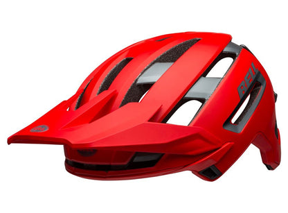 Bell Super Air Spherical MTB Helmet - Matt Gloss Red-Gray