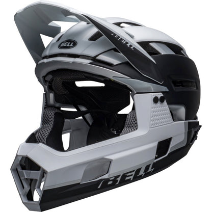 Bell Super Air R Spherical MIPS Full Face Helmet - Matt Black-White  - 2022 Matt Black - White Small 