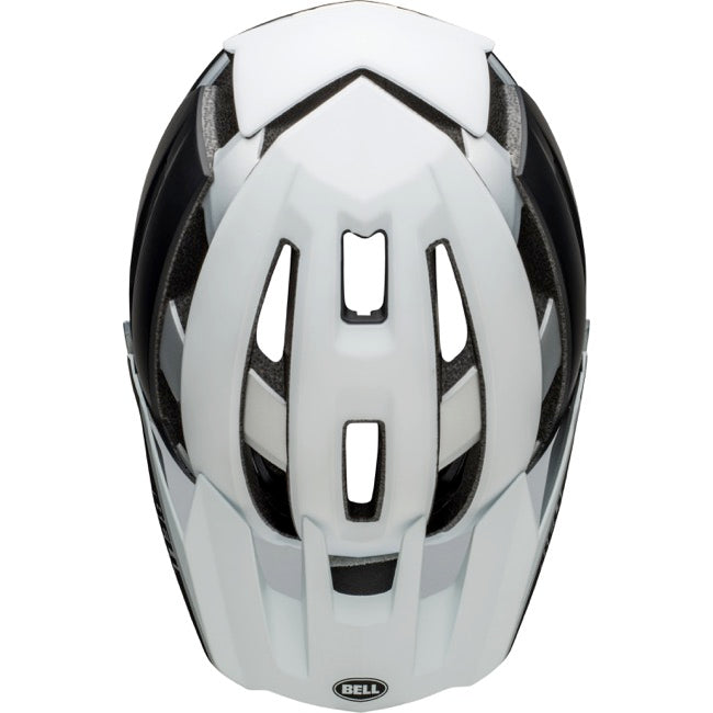 Bell Super Air R Spherical Full Face Helmet - Matt Black-White