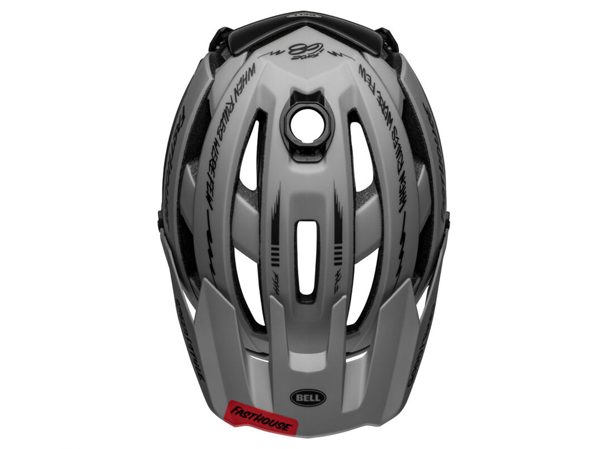 Bell Super Air Spherical MTB Helmet - Matt Gray-Black