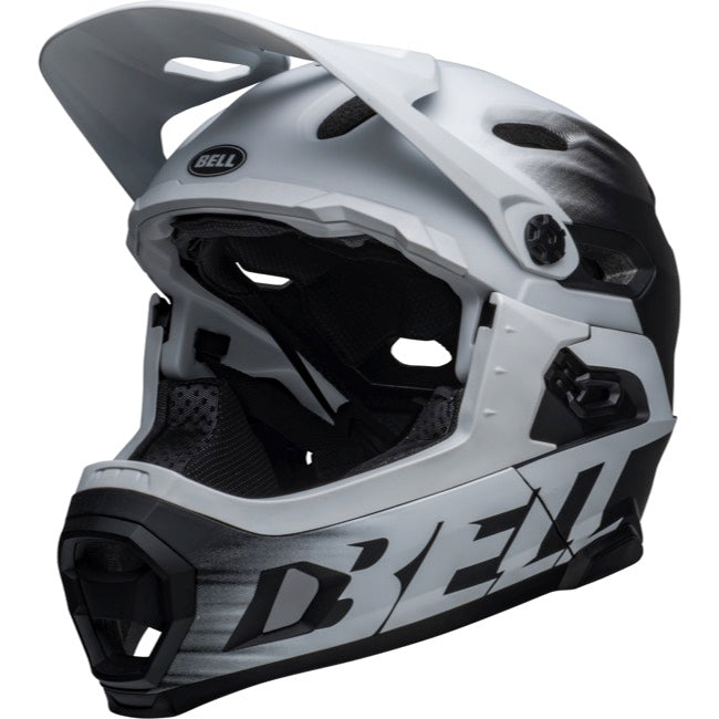 Bell Super DH Spherical MIPS Helmet - Matt Black-White - 2022 Matt Black - White Small 