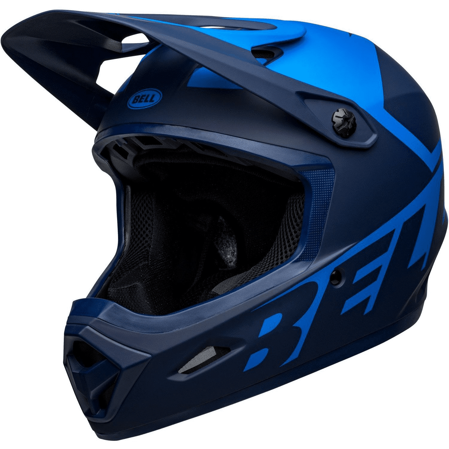 Bell Transfer Full Face Helmet - Matt Blue-Dark Blue Matt Blue - Dark Blue Small 