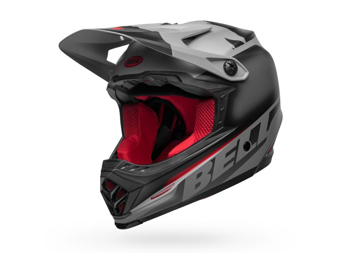 Bell Full-9 Fusion MIPS Full Face Helmet - Matt Black-Gray-Crimson - 2019 Matt Black - Gray - Crimson X-Small 