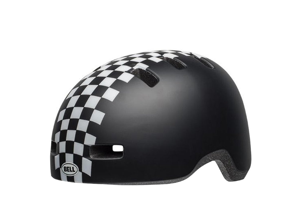 Bell Lil Ripper Child Helmet - Matt Black-White Checkers - 2019 Matt Black - White Checkers One Size 48-55 cm