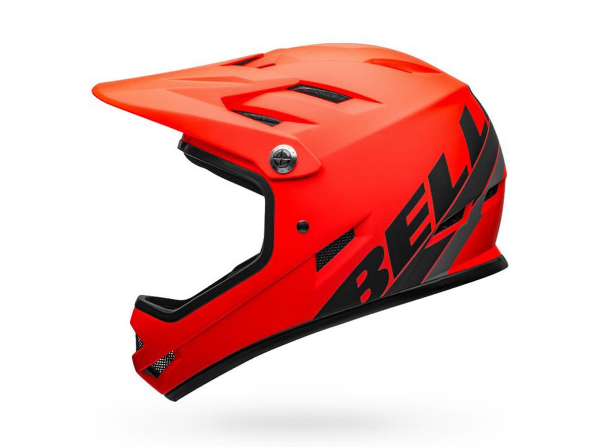 Bell Sanction Full Face Helmet - Matt Orange-Black Bell Sanction Full Face Helmet - Matt Orange-Black
