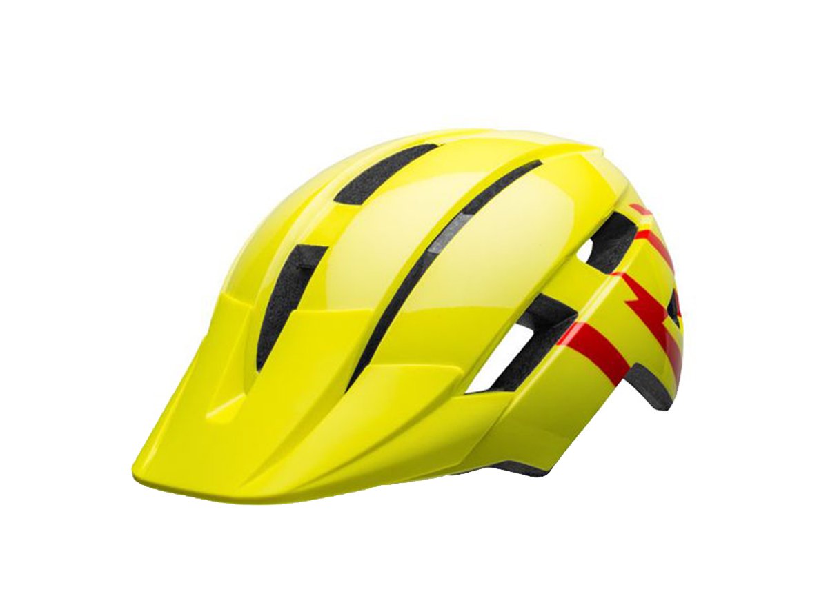 Bell Sidetrack II MTB Helmet - Child - Hi Viz-Red - 2020 Hi Viz - Red One Size 47-54 cm