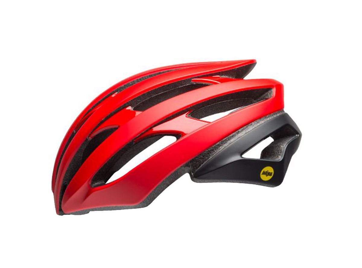 Bell Stratus MIPS Road Helmet - Matt Gloss Red-Black